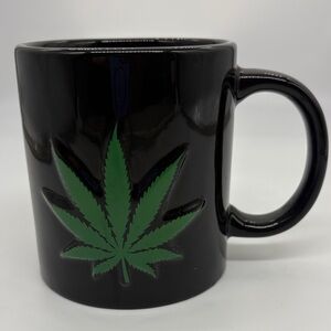 Vintage Cannabis Leaf Design Coffee Mug